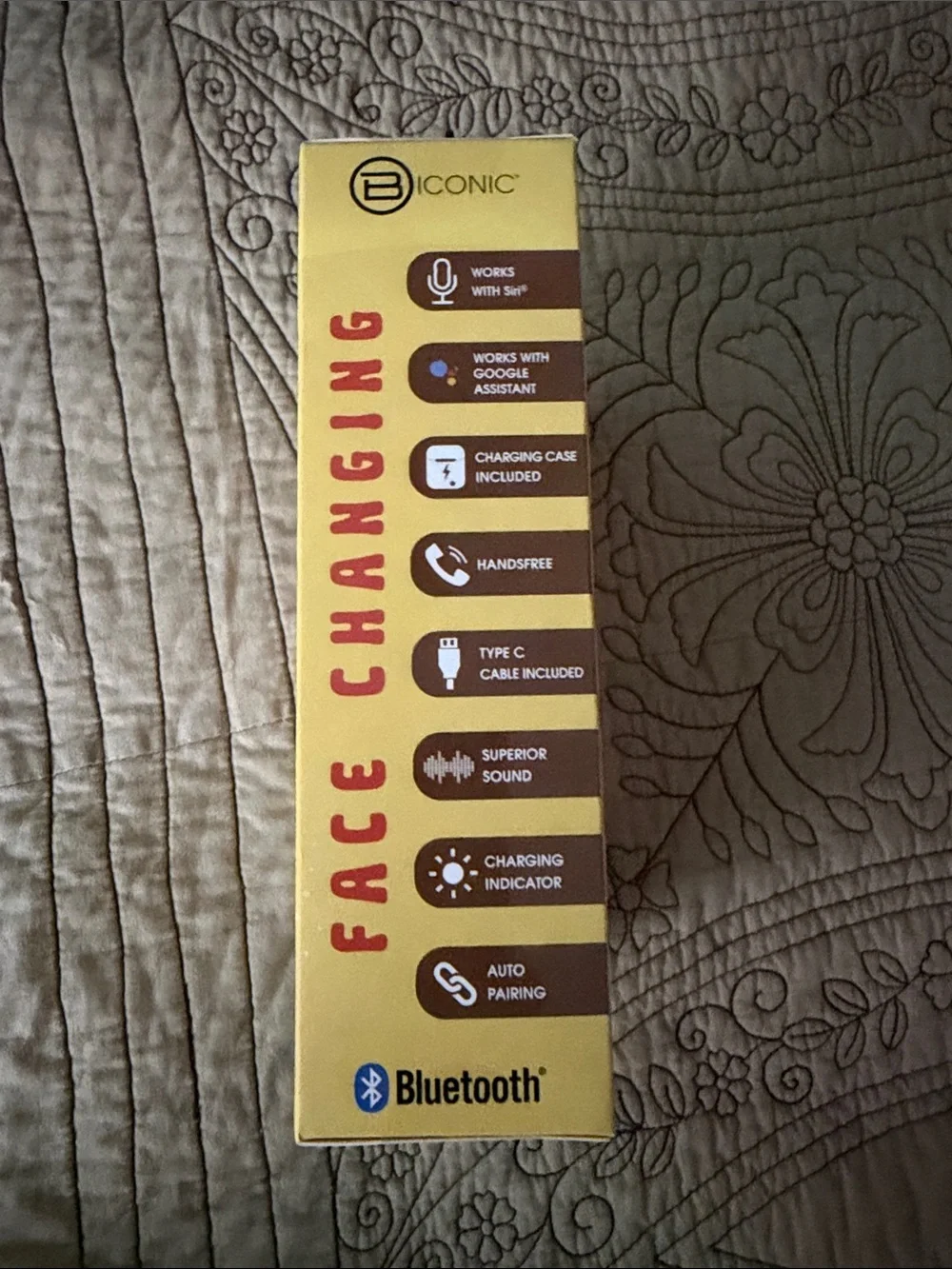 Yellow Face-Changing True Wireless Earbuds